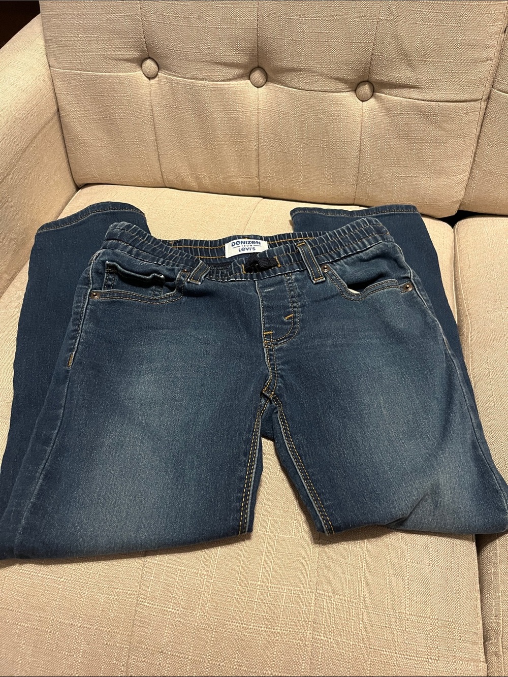 Denizen from Levi's Dark Blue Kids Pull-On Jeans